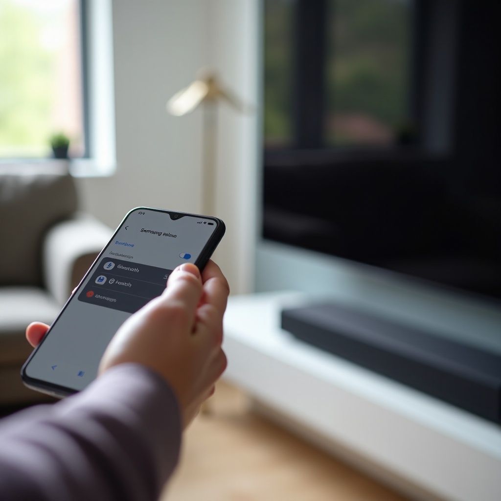 Samsung-soundbar via Bluetooth verbinden