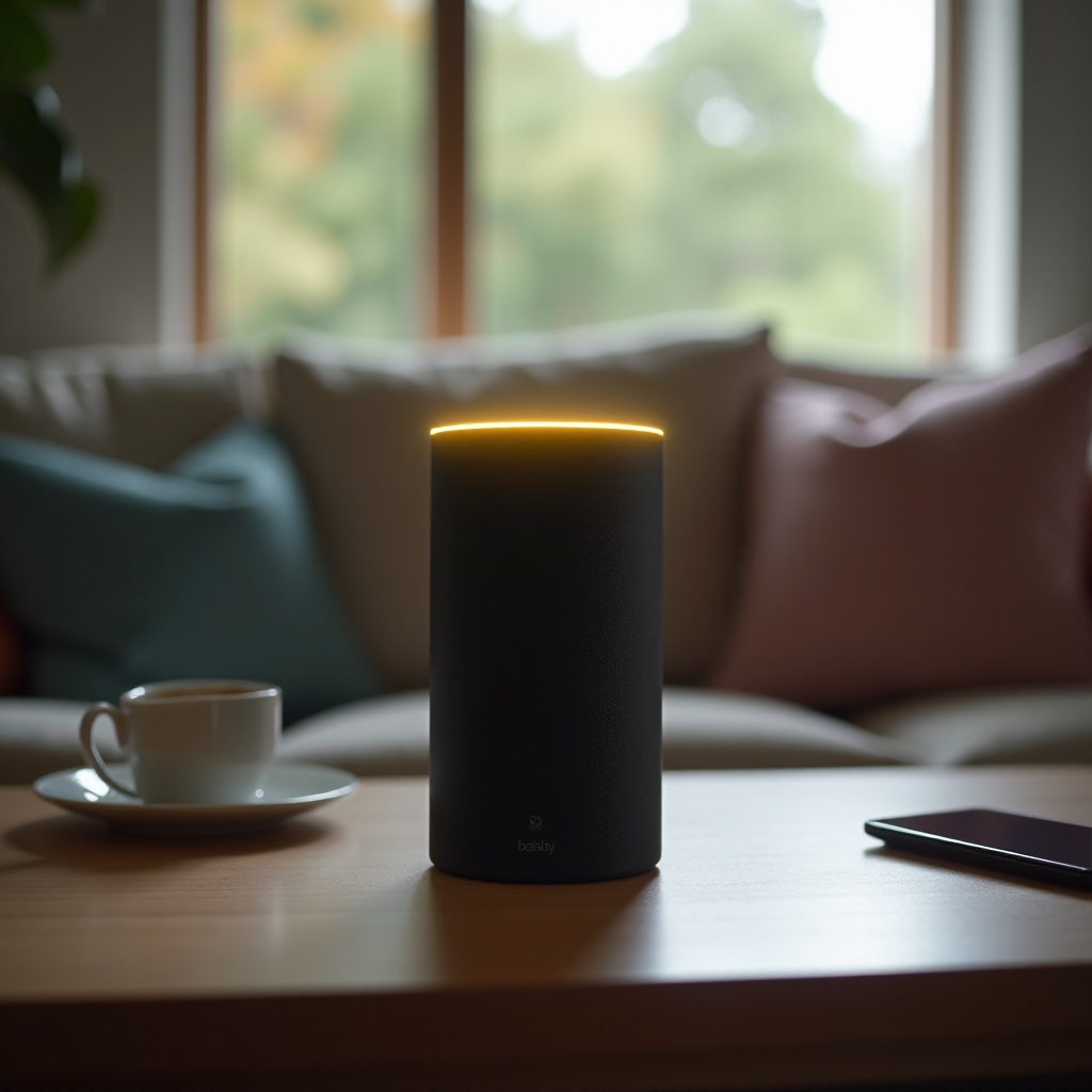 why is my alexa flashing yellow