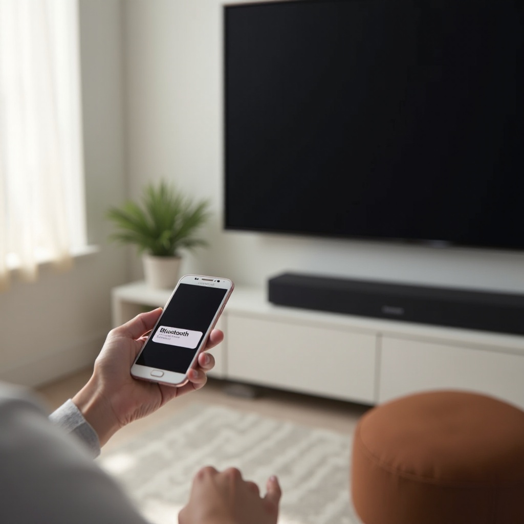 łączenie soundbara Samsung przez Bluetooth