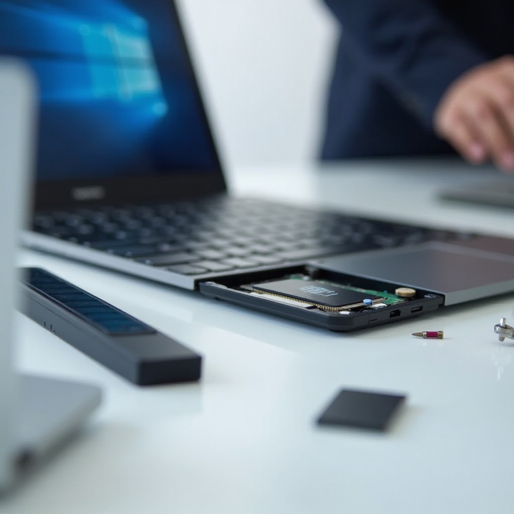 ノートパソコンのSSDをアップグレードする方法