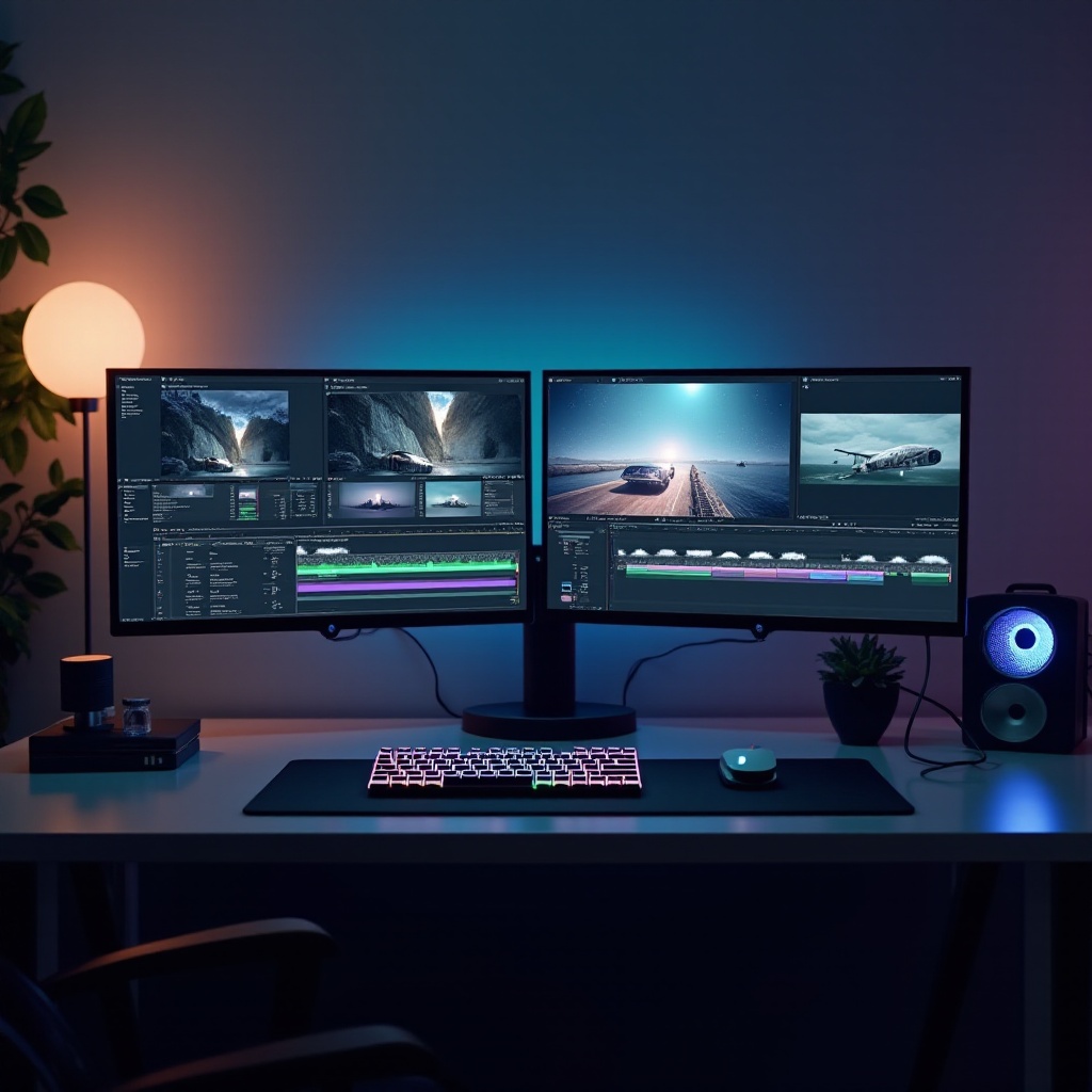 desktop untuk pengeditan video