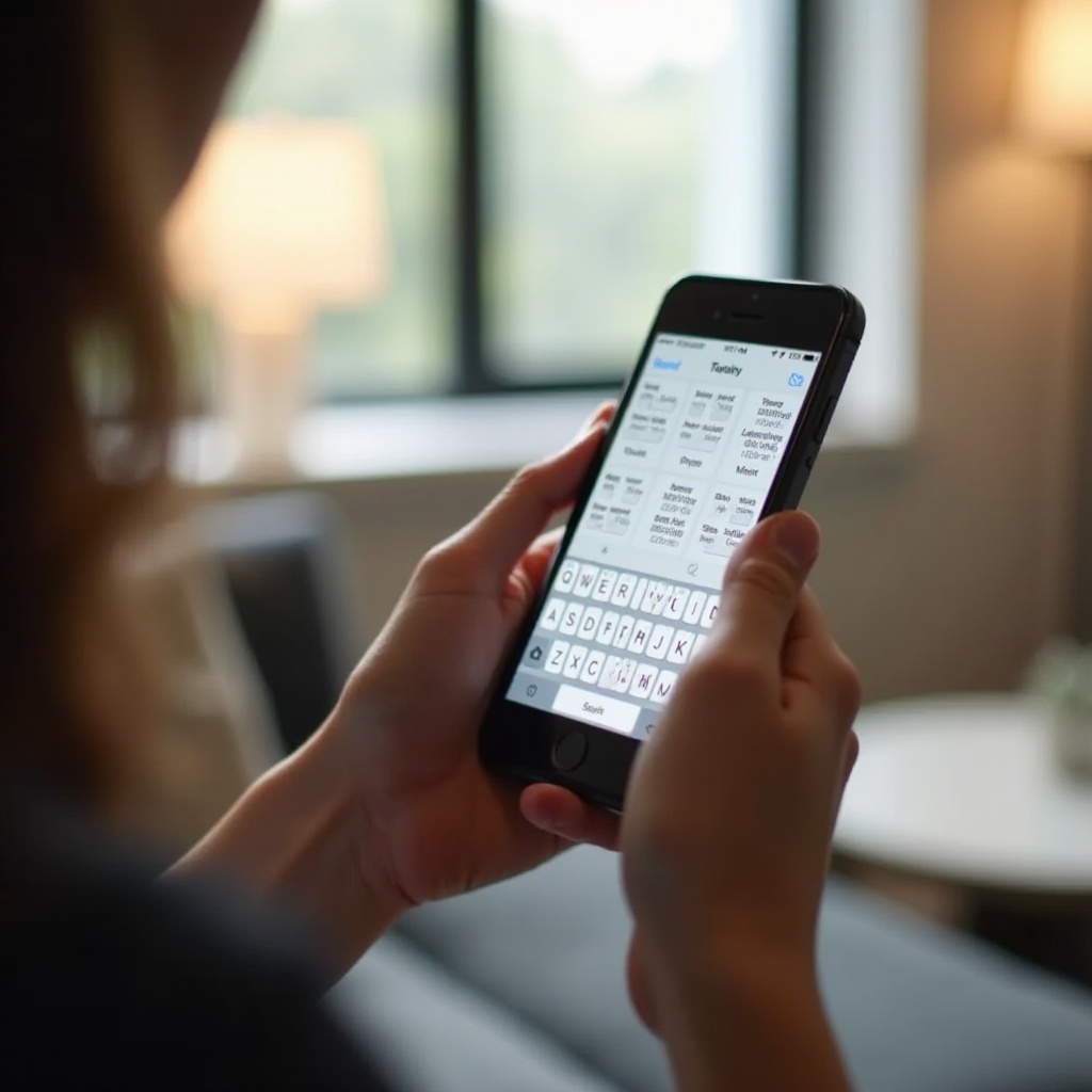 휴대폰에서 키보드를 확대하려면 어떻게 해야 하나요