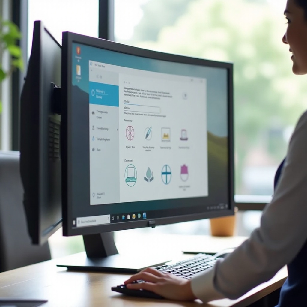 ubah orientasi layar viewsonic monitor ke vertikal