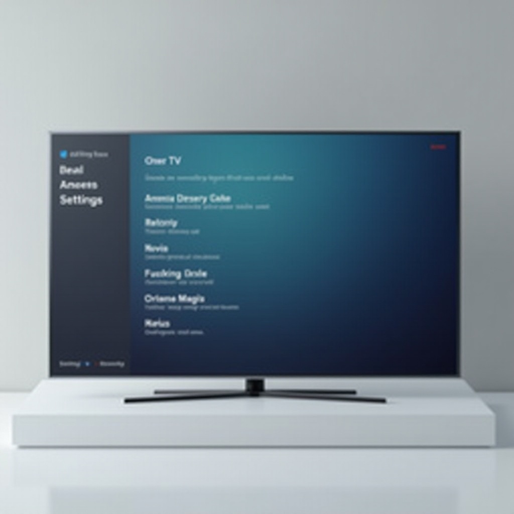 삼성 TV에서 앱 캐시를 지우는 방법