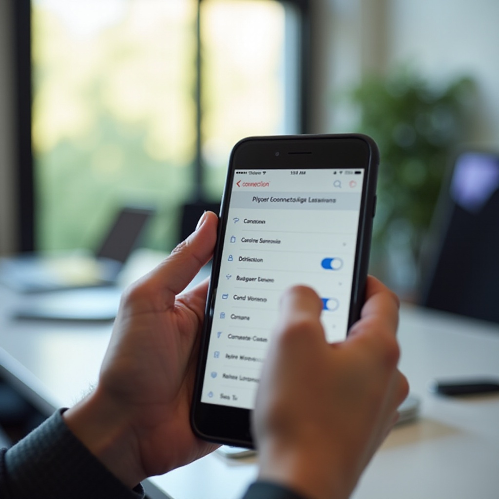 bekijk apparaten verbonden met de hotspot van de iPhone