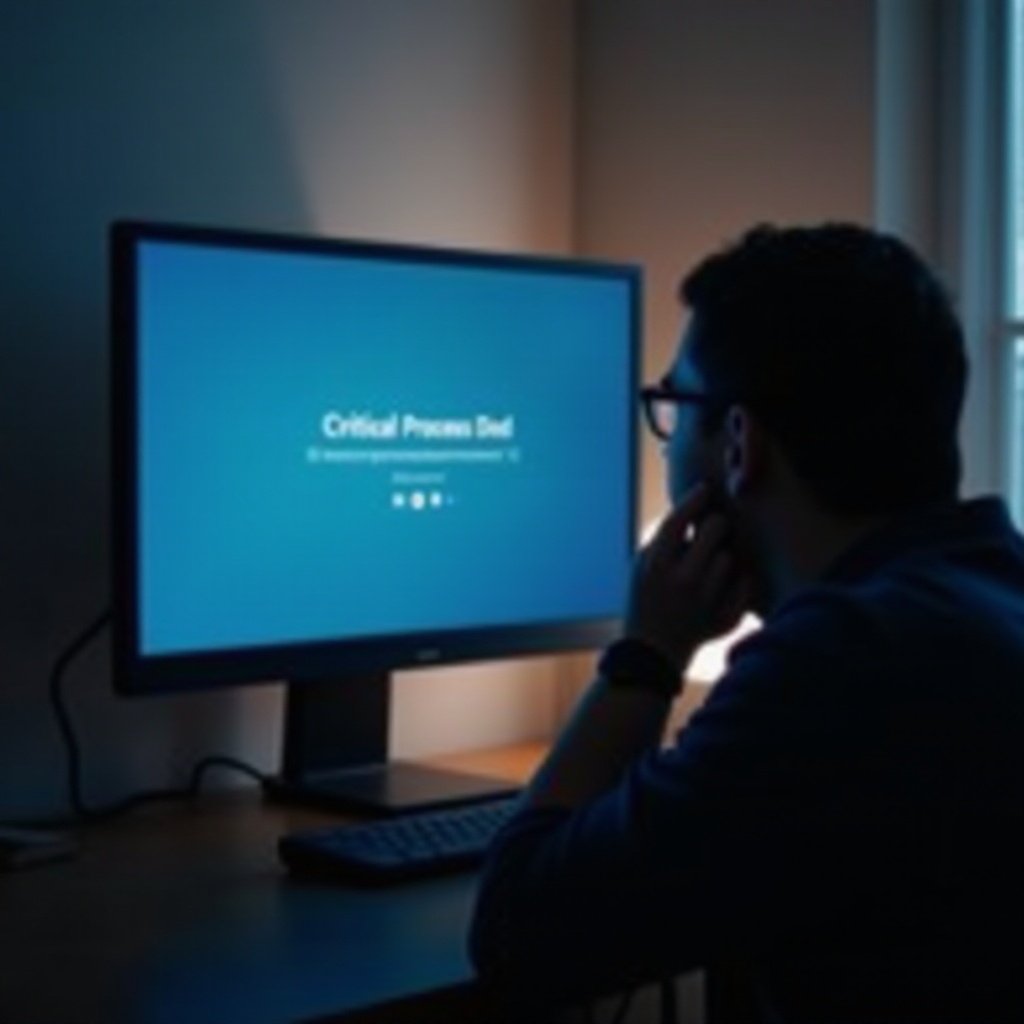 중지 코드 치명적인 프로세스가 Windows 11에서 중단됨