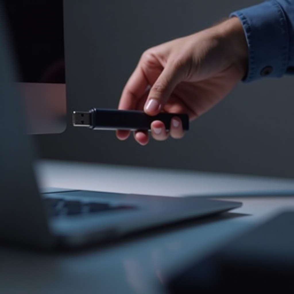 cara mengakses usb di mac