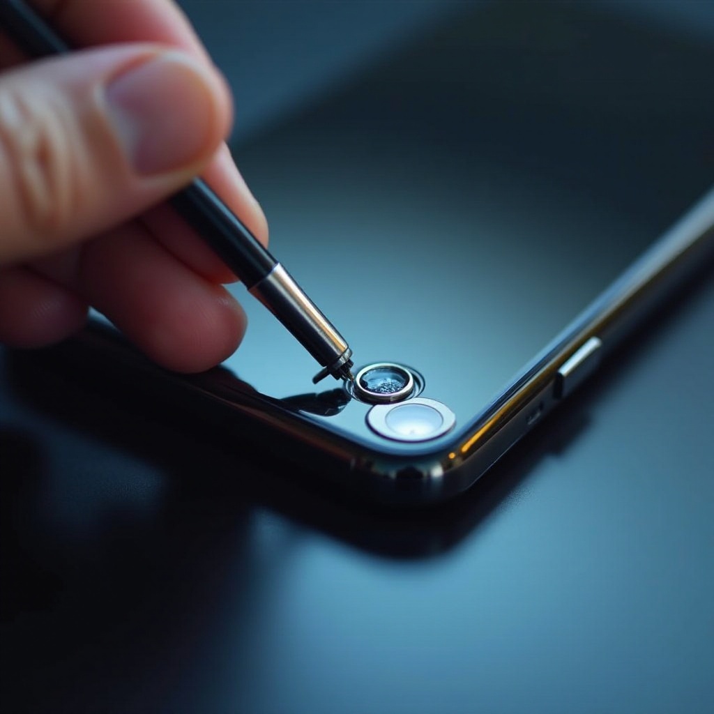 น้ำภายในพอร์ตชาร์จของไอโฟน