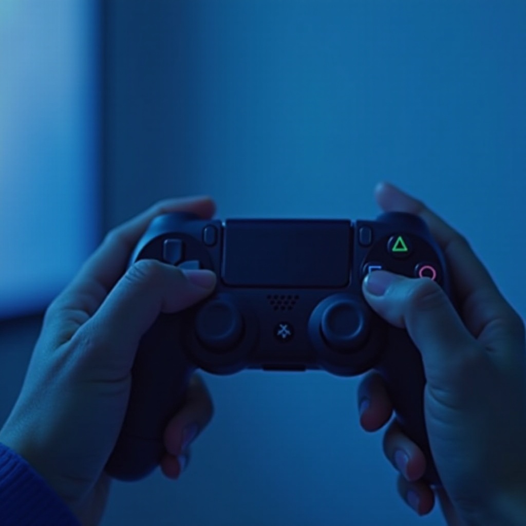 PS5 컨트롤러를 페어링 모드로 설정