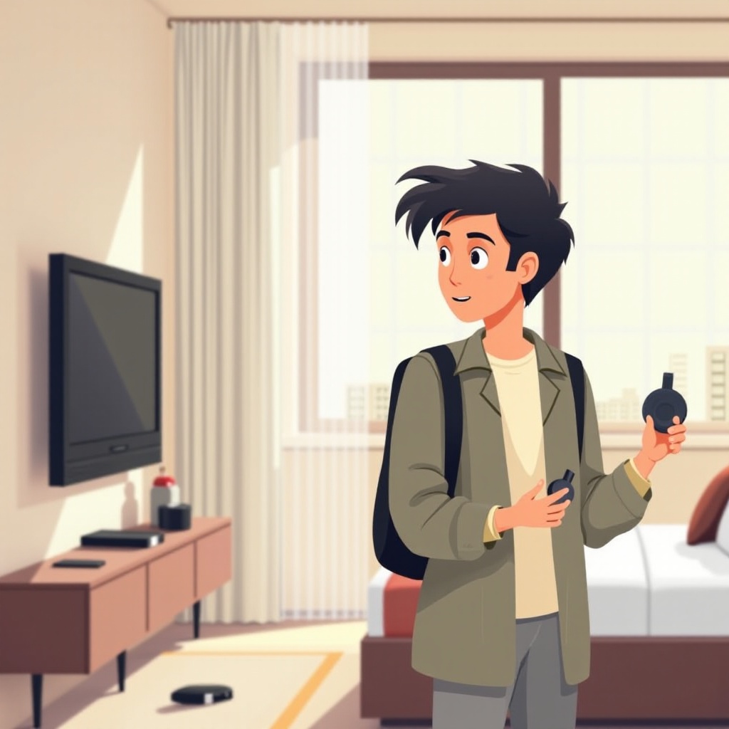 크롬캐스트를 호텔 와이파이에 연결하기