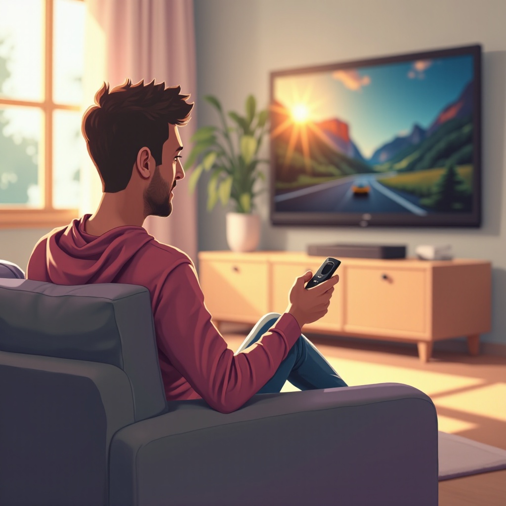 memasangkan remote Chromecast