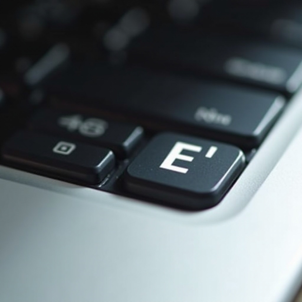 e key not working laptop
