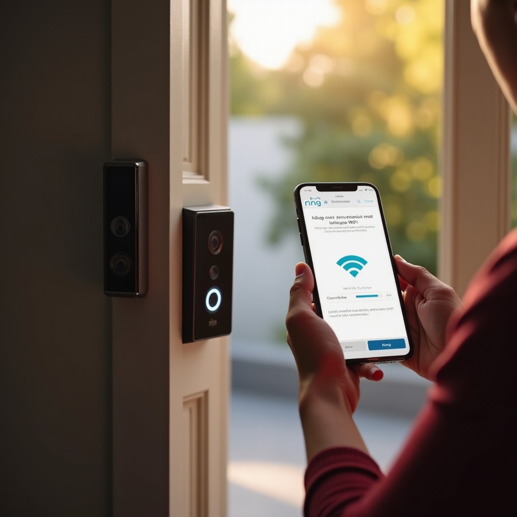 łączenie dzwonka Ring z siecią Wi-Fi
