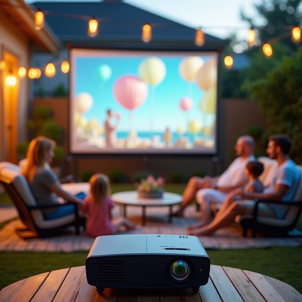 best daytime outdoor projector