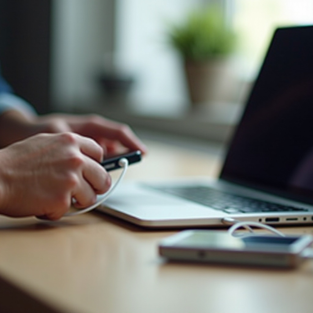 beschadigt het opladen van je telefoon via de usb van je laptop de frames