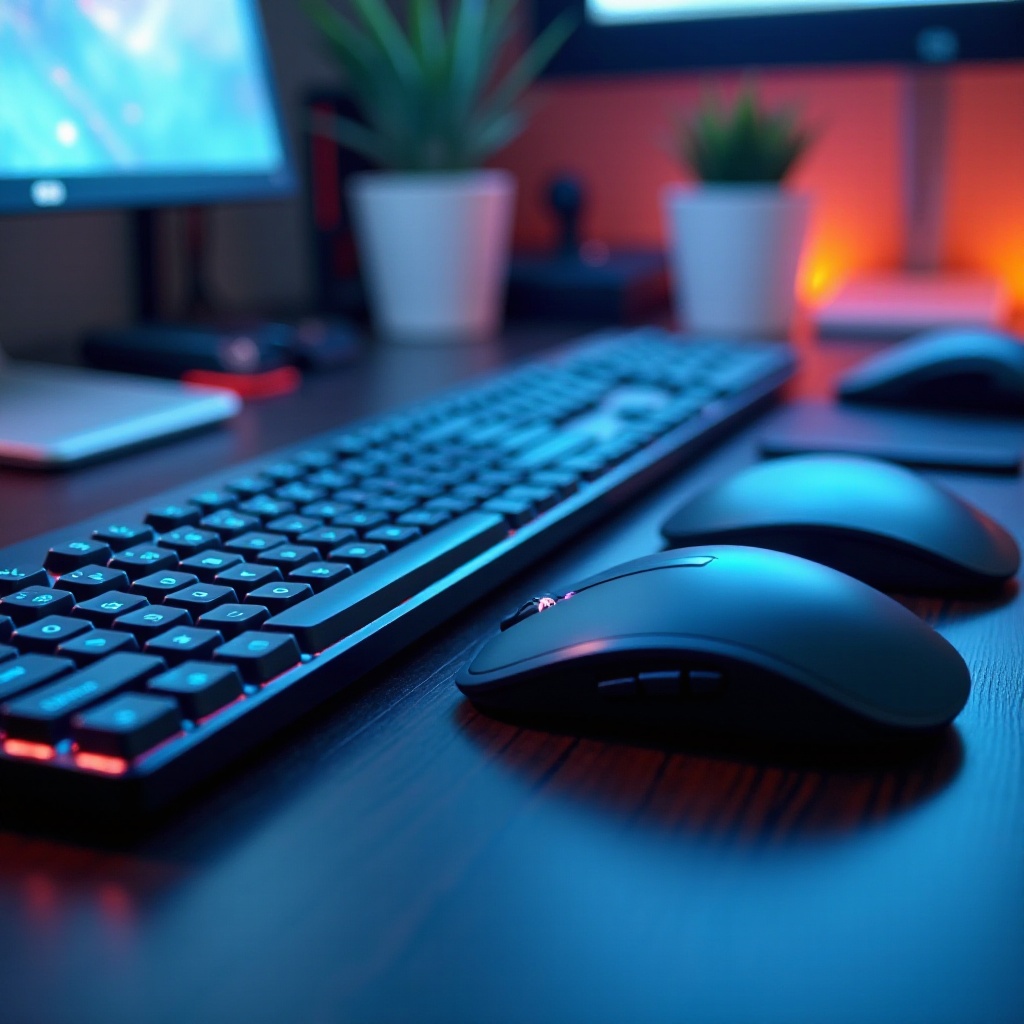 siisti näppäimistö ja hiiri