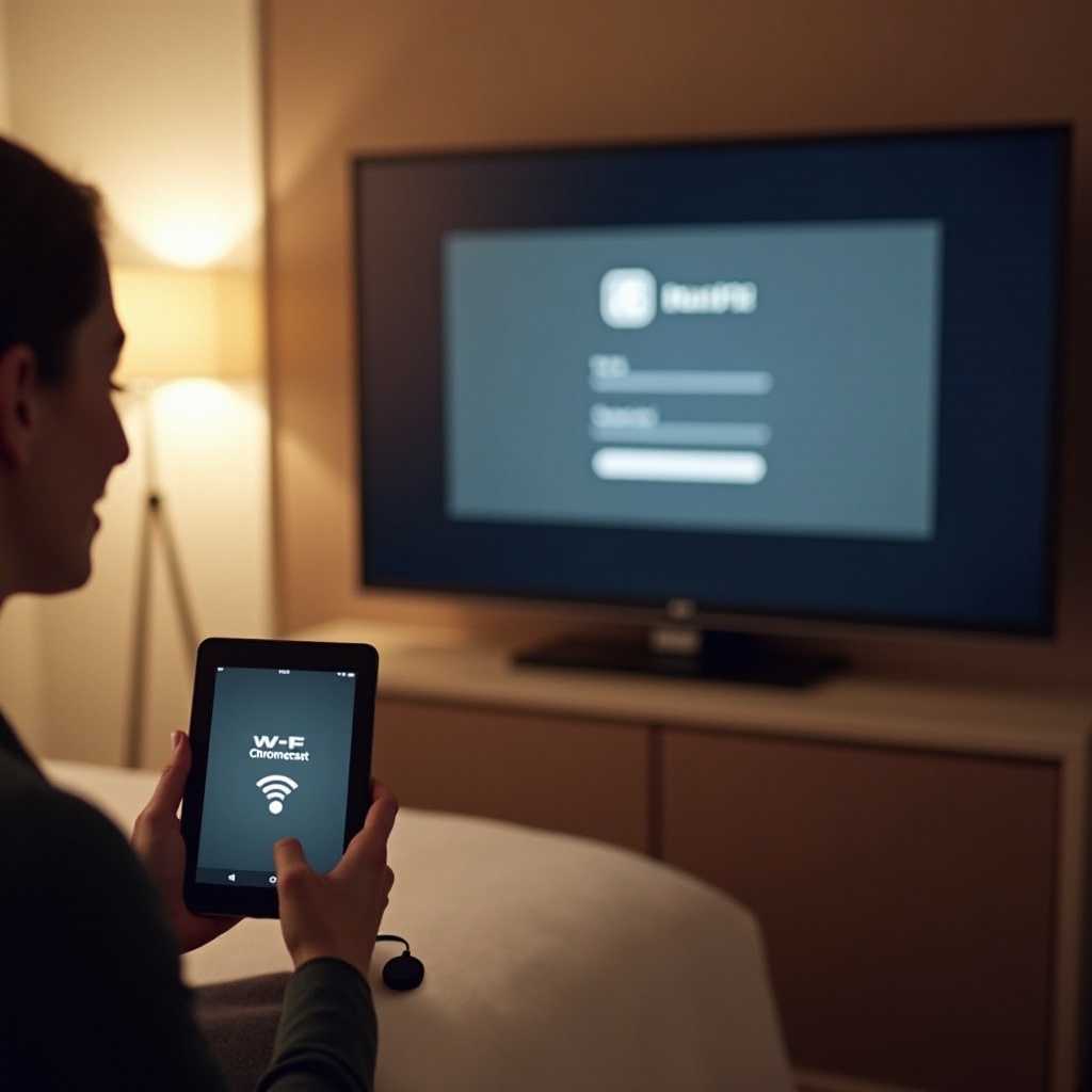 connect chromecast to hotel wifi