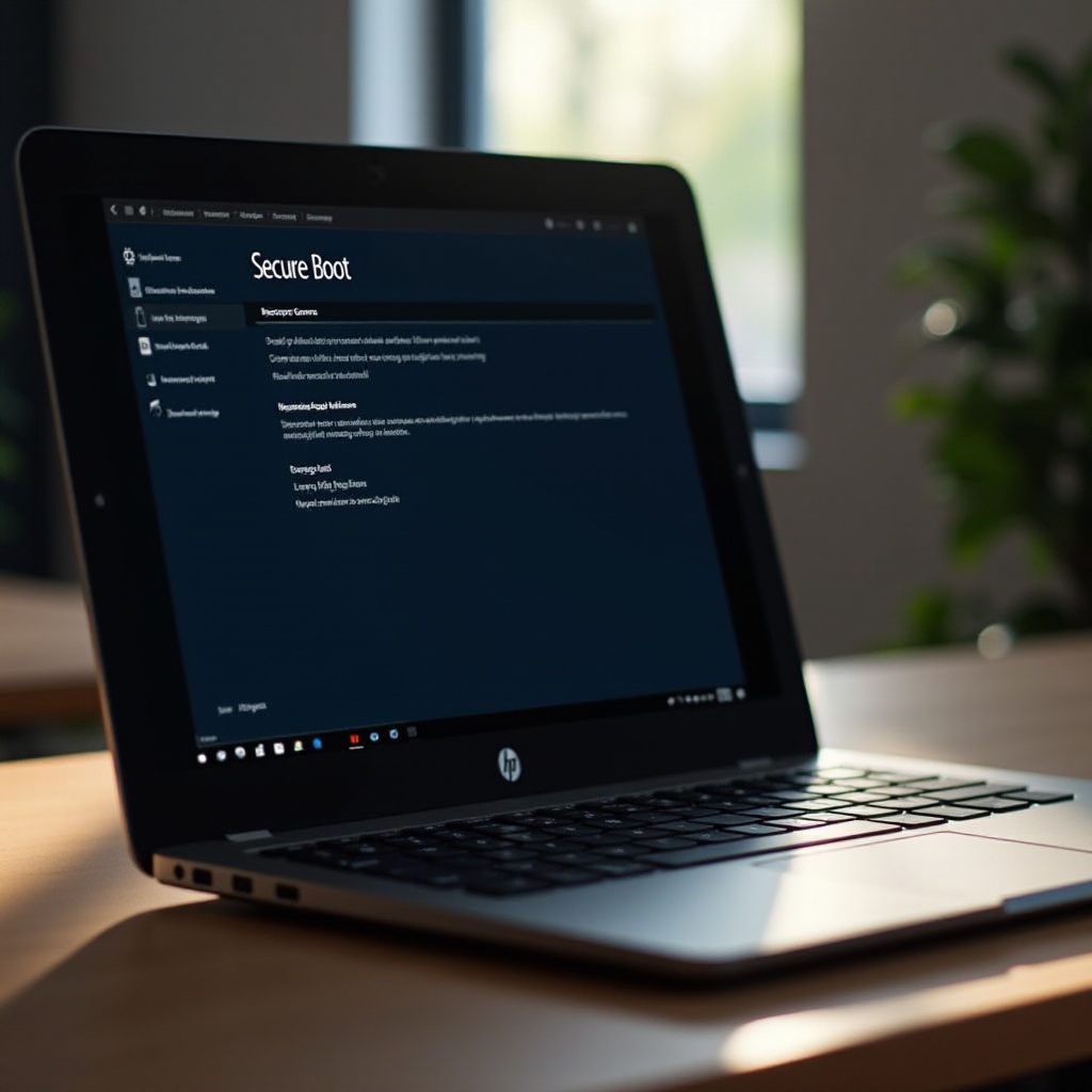 dlaczego mój bezpieczny rozruch jest zablokowany w laptopie HP