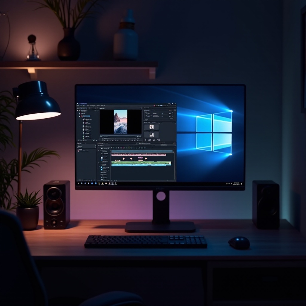 ビデオ編集用のデスクトップ