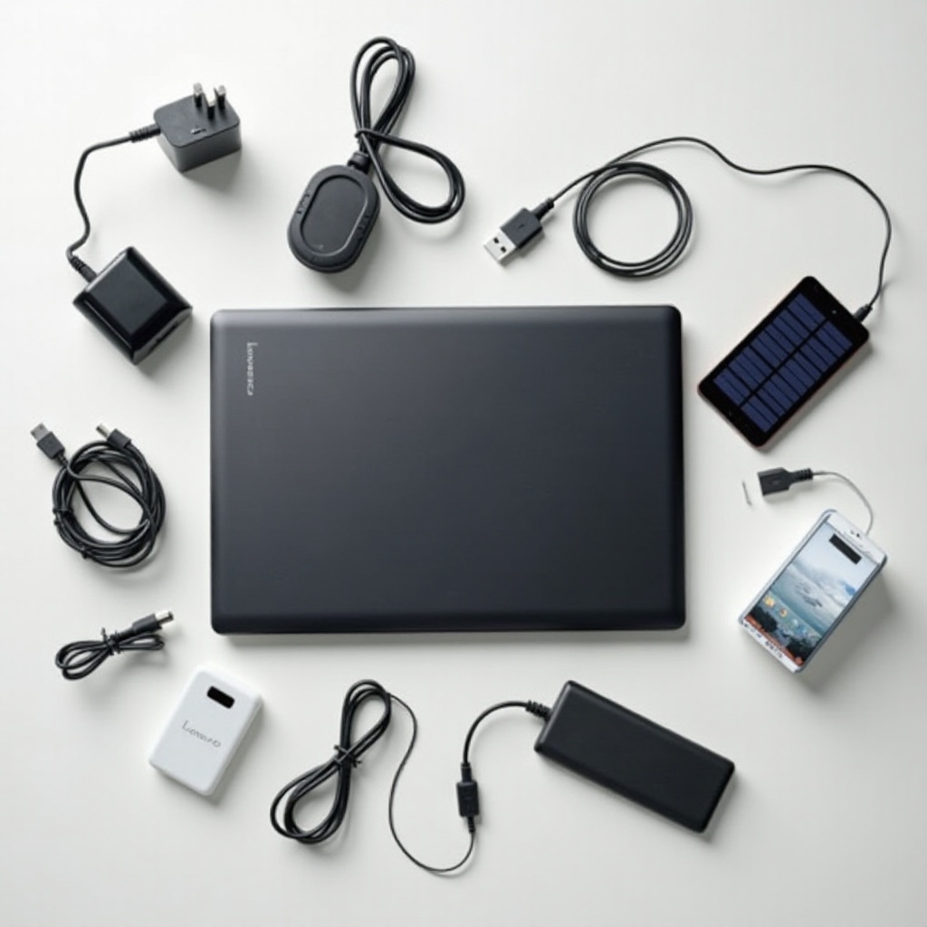 hoe een Lenovo-laptop op te laden zonder oplader