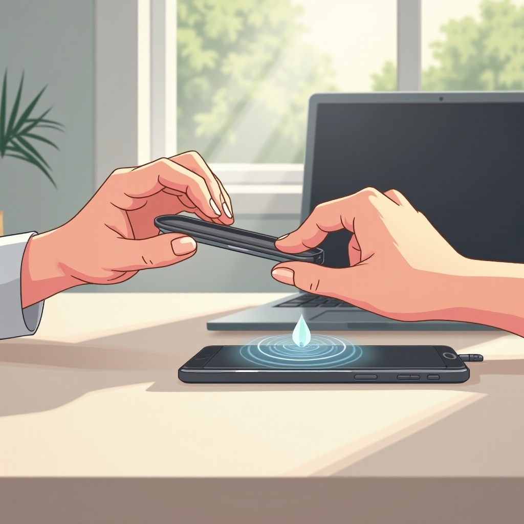 vettä iPhonen latausportissa